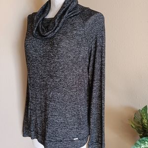 Hello Mello cowl neck top size large
